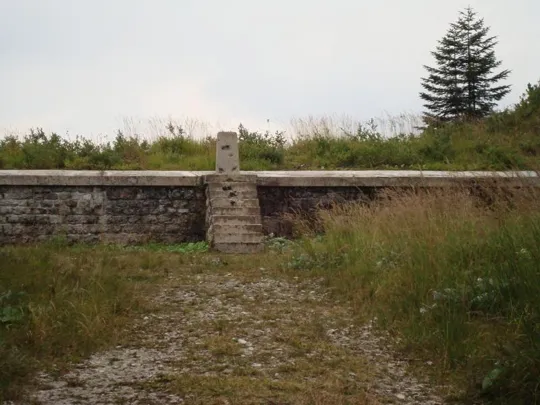 Monte Miaron - barriera per l'appostamento dell'artiglieria