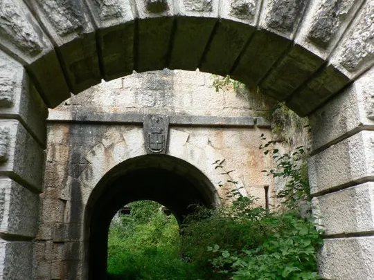 Forte Tagliata Scala e Fontanelle - Particolare dell'ingresso