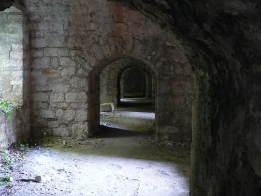 Forte Tagliata Scala e Fontanelle - Corridoio sotterraneo