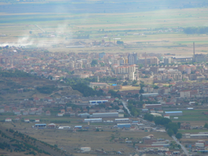 Vista di Korçe dalle montagne (2006)