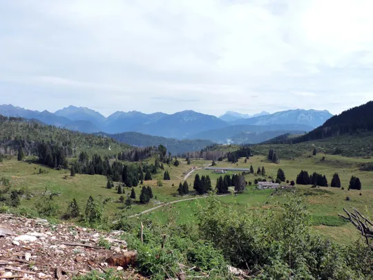 Panorama verso Lagorai e Dolomiti