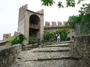 Castello di Soave - Ultimi gradini prima dell