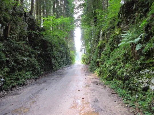 Strada del vecchio trenino