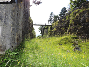 Forte Belvedere-Gschwent - fossato di gola