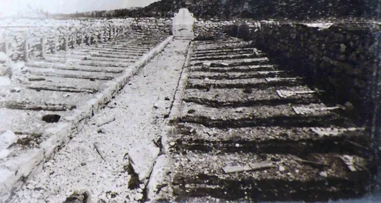 Cimitero di Malga Lora - foto storica