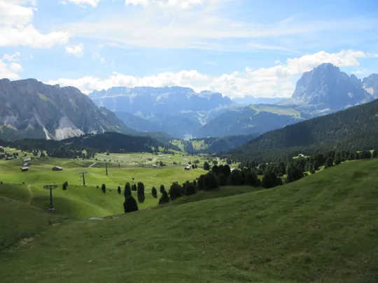 Panorama verso valle