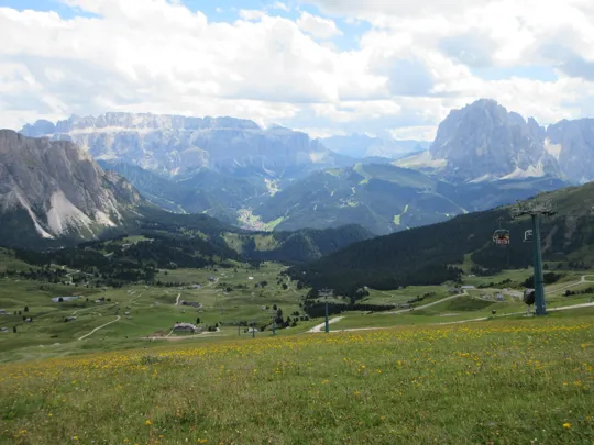 Panorama verso valle