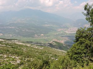 Monte Zugna - panorama sulla valle dell