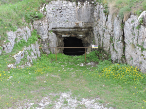 Monte Zugna - artiglieria in caverna