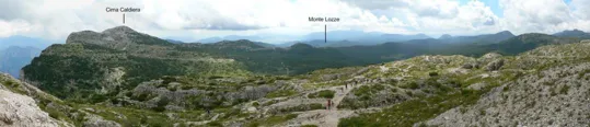 Monte Ortigara - panorama Caldiera e Lozze