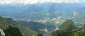 Monte Ortigara - panorama sulla Valsugana