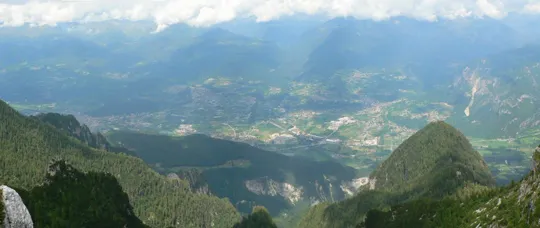 Monte Ortigara - panorama sulla Valsugana