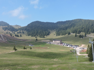 Vista del rifugio Val Formica