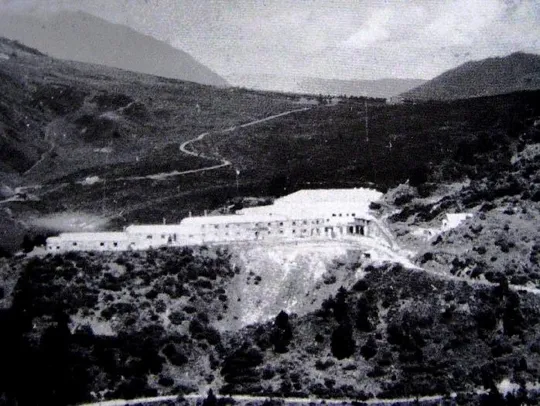 Foto storica del Forte Corno nel 1915