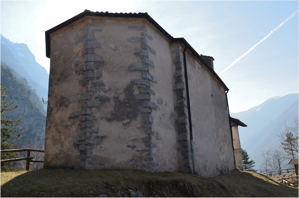 Fortificazioni Chiesa San Lorenzo - Il retro della chiesa