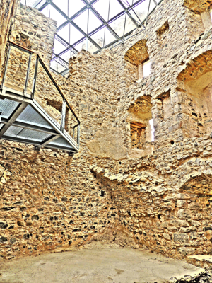 Castel Andraz, vista dell