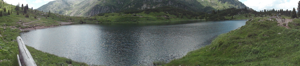 Colbricon - Panorama del lago superiore