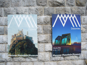 Poster dei Messner Mountain Museum - Castel Firmiano e il Dolomites sul Monte Rite