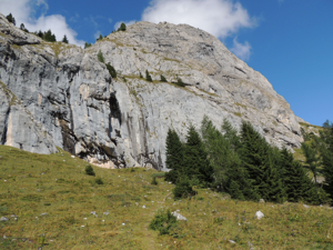 Base rocciosa del monte Chiadenis