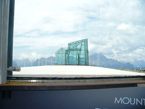 Museo delle Nuvole - il tetto del museo attraverso le nuove cupole