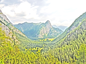Rifugio Falier - panorama sulla Val Pettorina