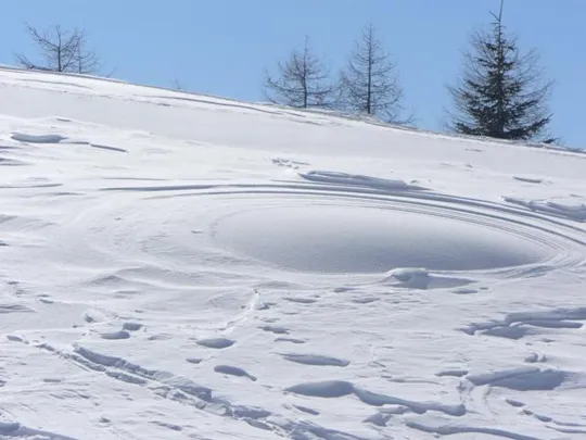 Rifugio Scarpa - Disegni di neve