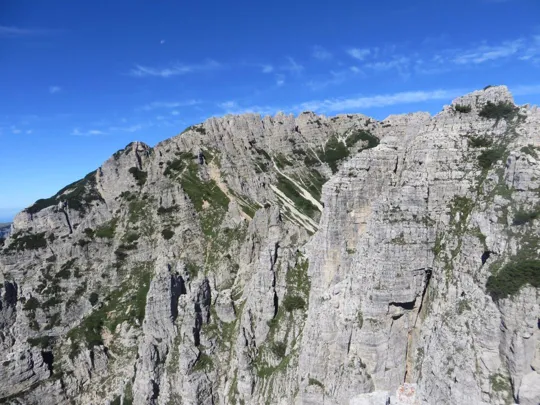Vista dalla cima: il Monte Carega
